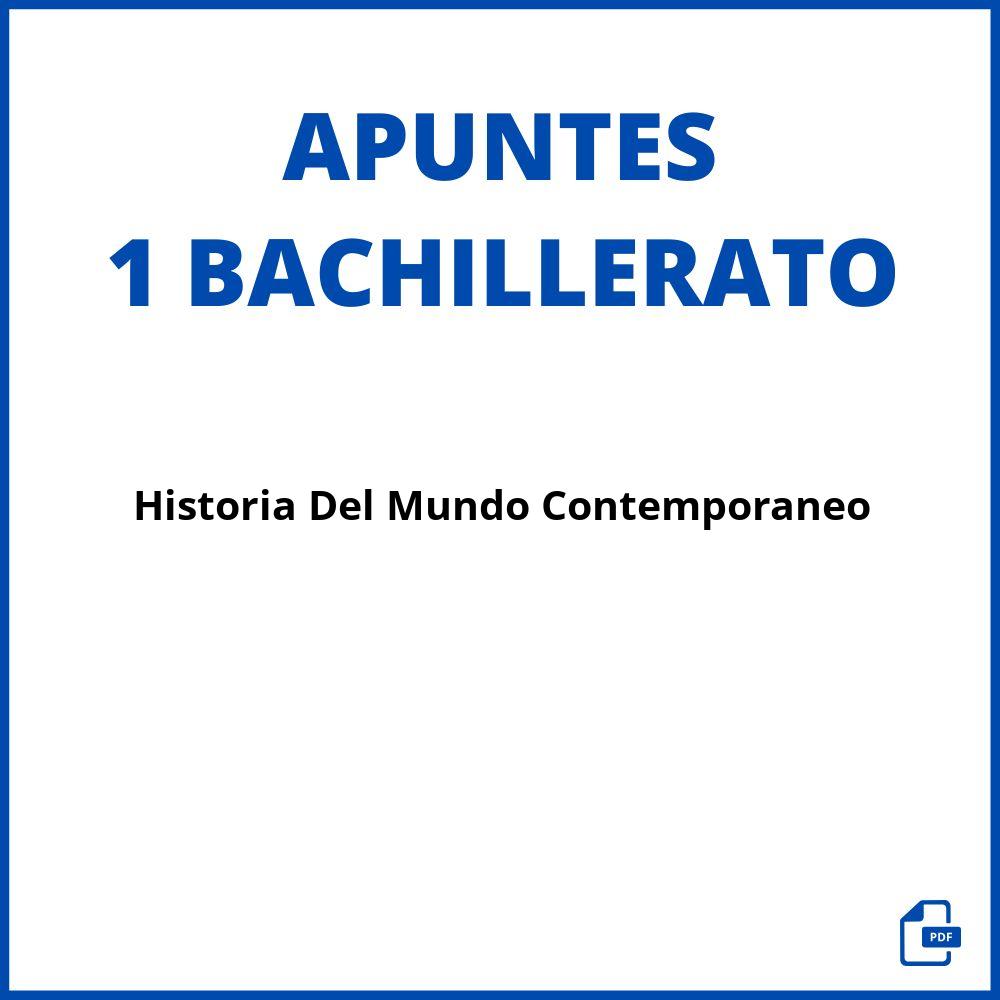 Apuntes De Historia Del Mundo Contemporaneo 1 Bachillerato