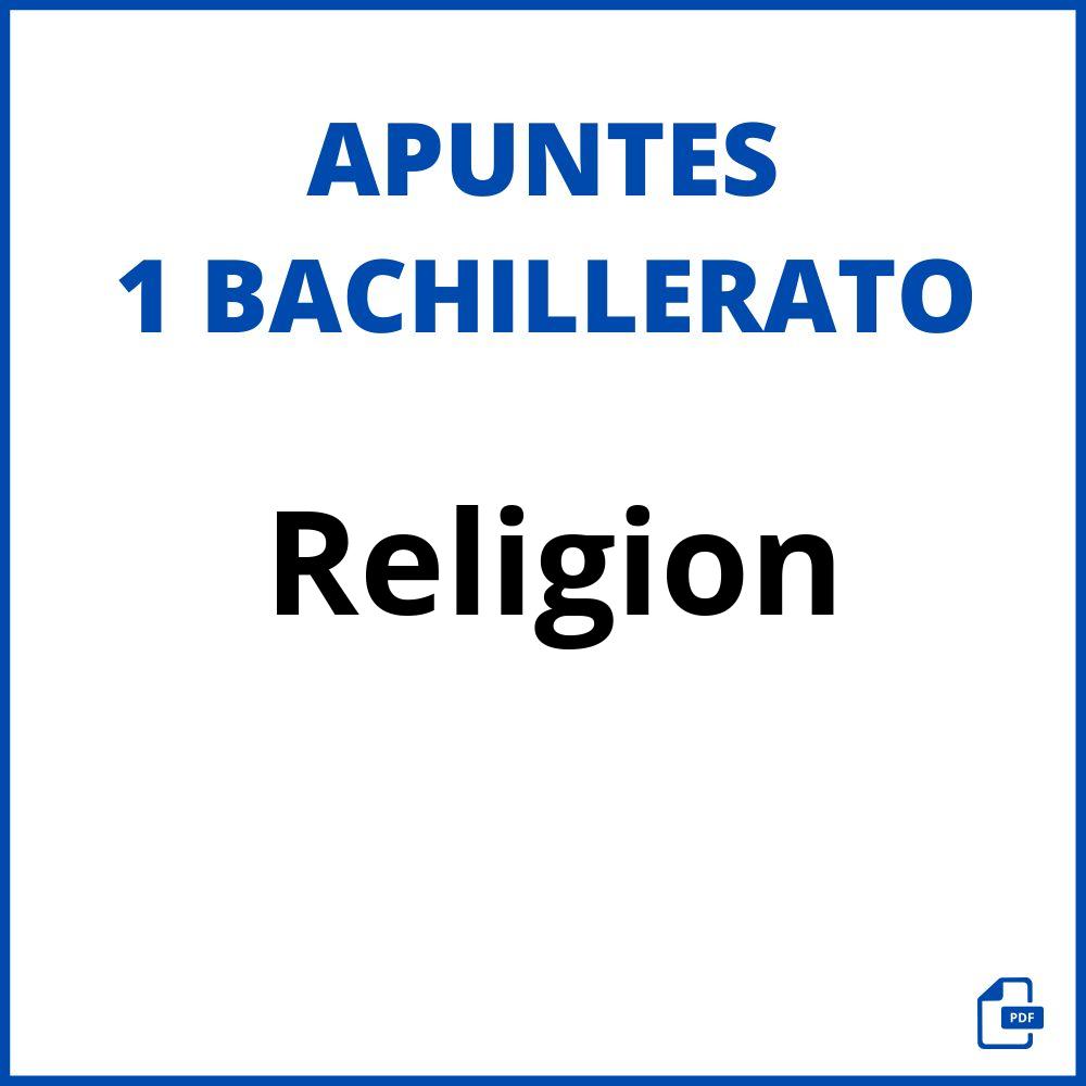 Apuntes Religion 1 Bachillerato
