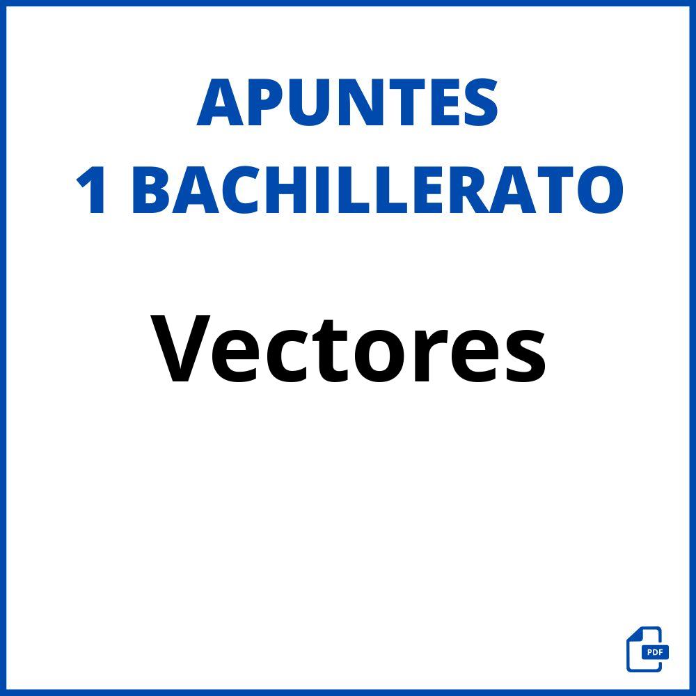 Apuntes Vectores 1 Bachillerato