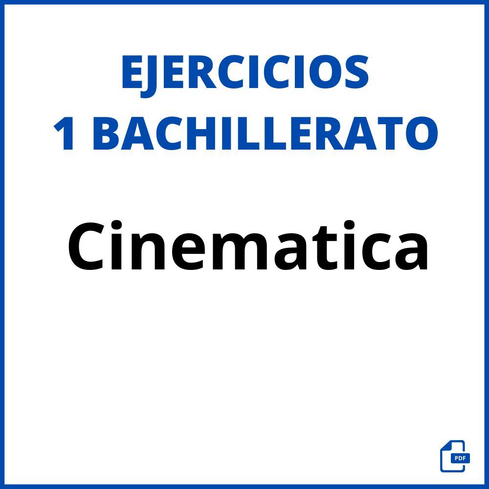 Cinematica 1 Bachillerato Ejercicios Pdf