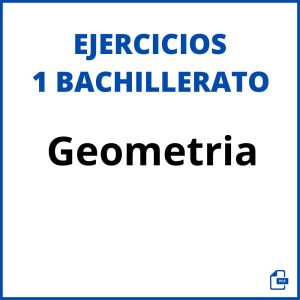 Ejercicios De Geometria 1 Bachillerato Pdf