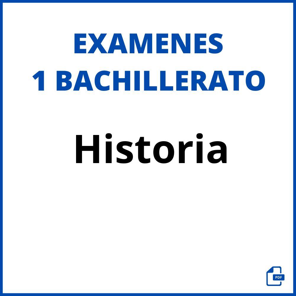 Examen Historia 1 Bachillerato Con Respuestas