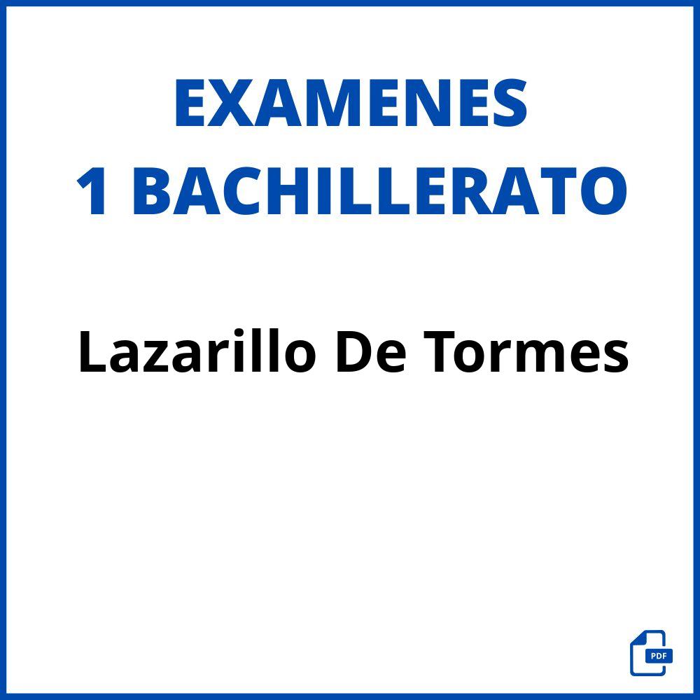 Examen Lazarillo De Tormes 1 Bachillerato