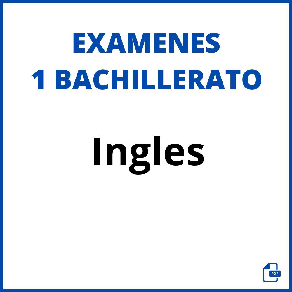 Examenes Ingles 1 Bachillerato Resueltos PDF