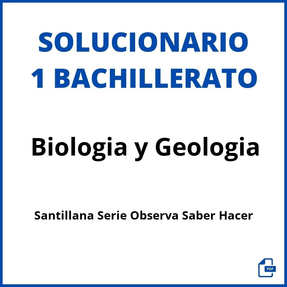 Solucionario Biologia 1 Bachillerato Santillana