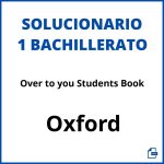 Solucionario Over to you Students Book 1 Bachillerato Oxford